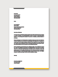 Promotion Letter from Employer Template in Microsoft Word ...