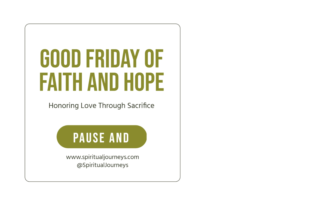 Free Green Good Friday Banner Template to Edit Online