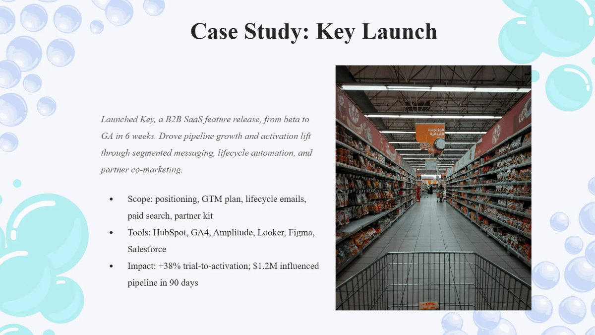 Free Marketing Portfolio Presentation Template to Edit Online