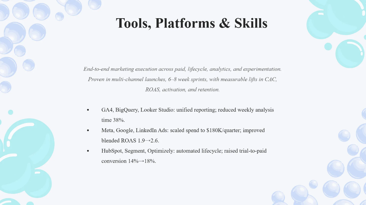 Free Marketing Portfolio Presentation Template to Edit Online