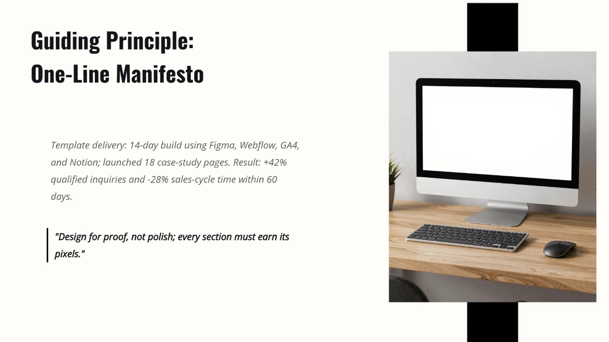 Free Portfolio for Startups & Agencies Template to Edit Online