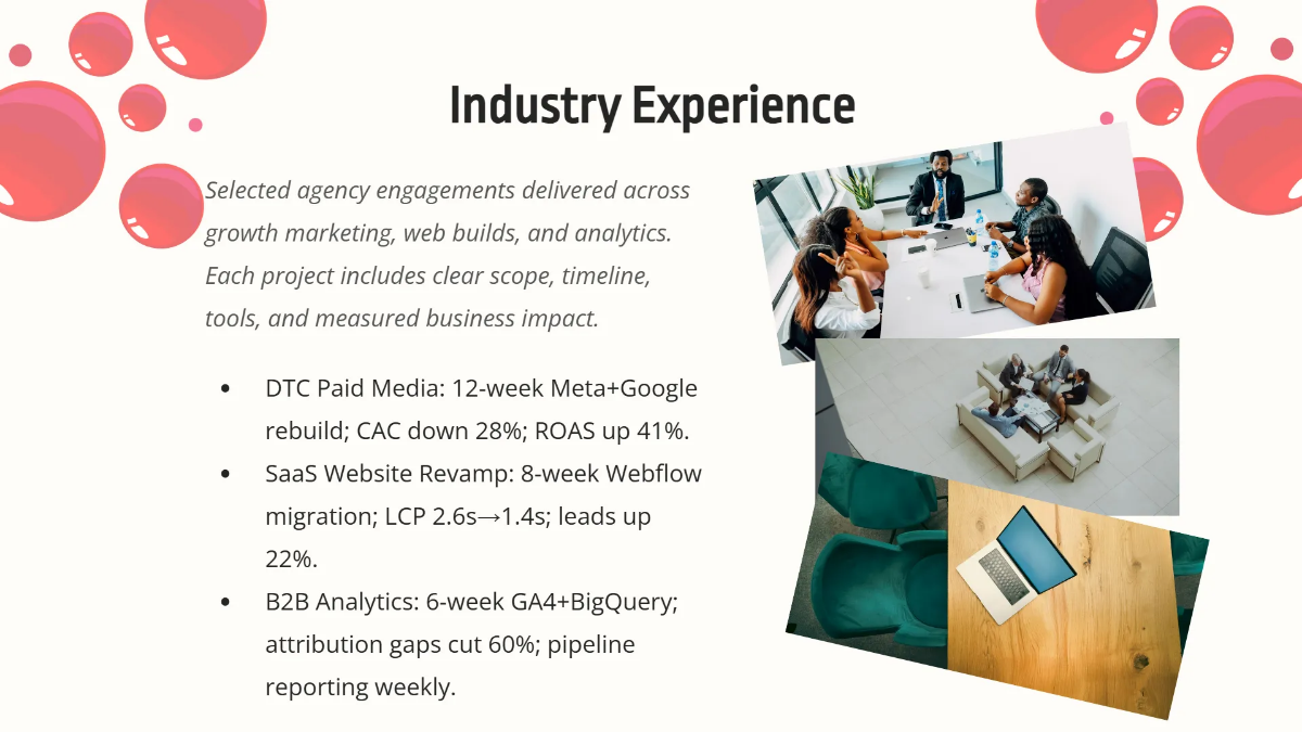 Free Portfolio Deck for Agencies Template to Edit Online