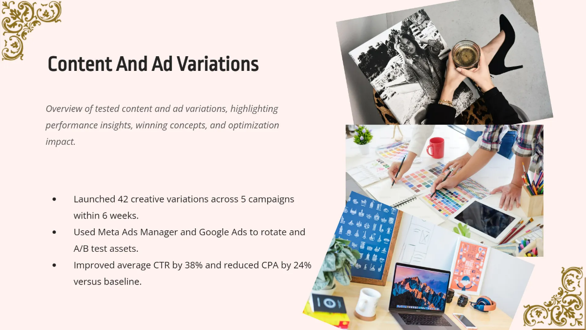 Free Graphic Portfolio Presentation for Freelancers Template to Edit Online