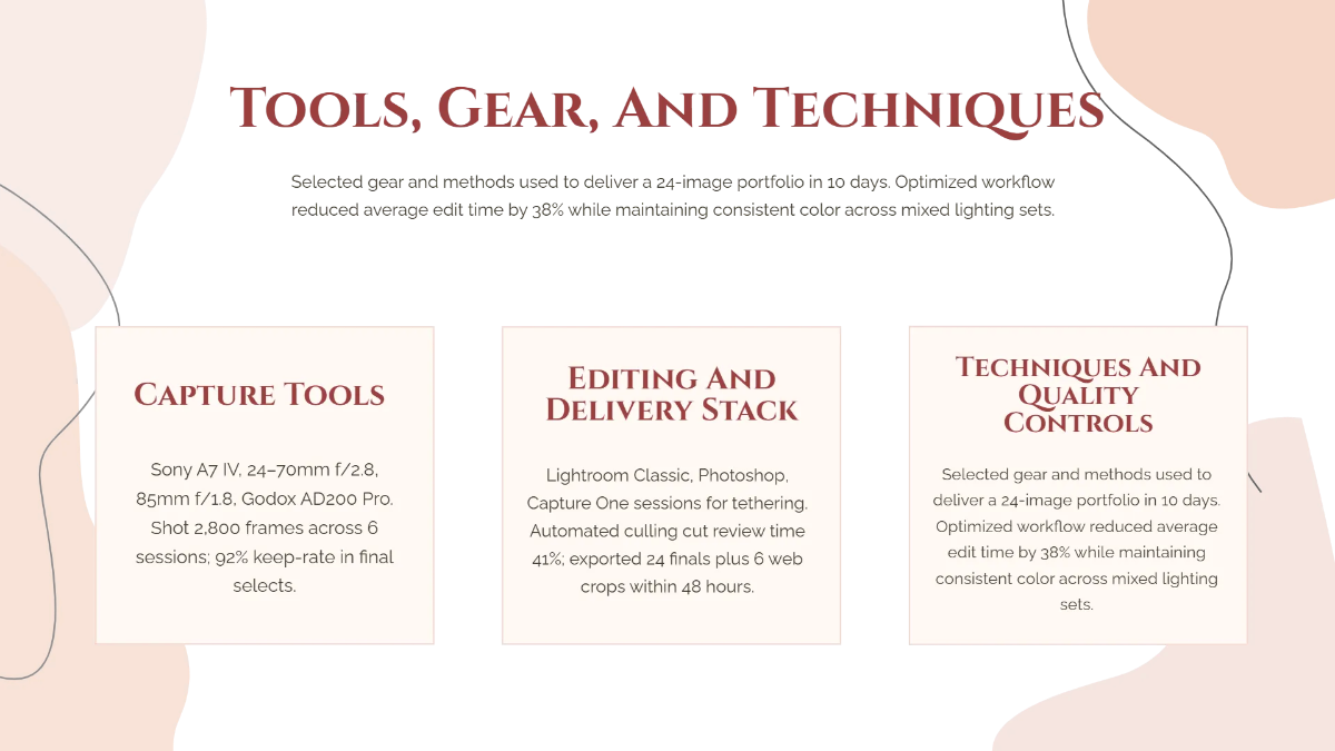 Free Art & Photography Portfolio Presentation Template to Edit Online