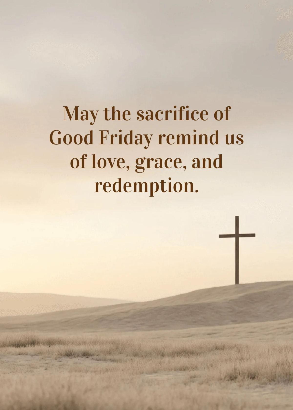 Free Simple Good Friday Wishes Template to Edit Online