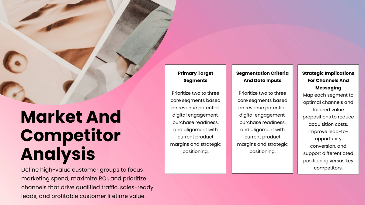 Free Digital Marketing Strategy Presentation Template to Edit Online