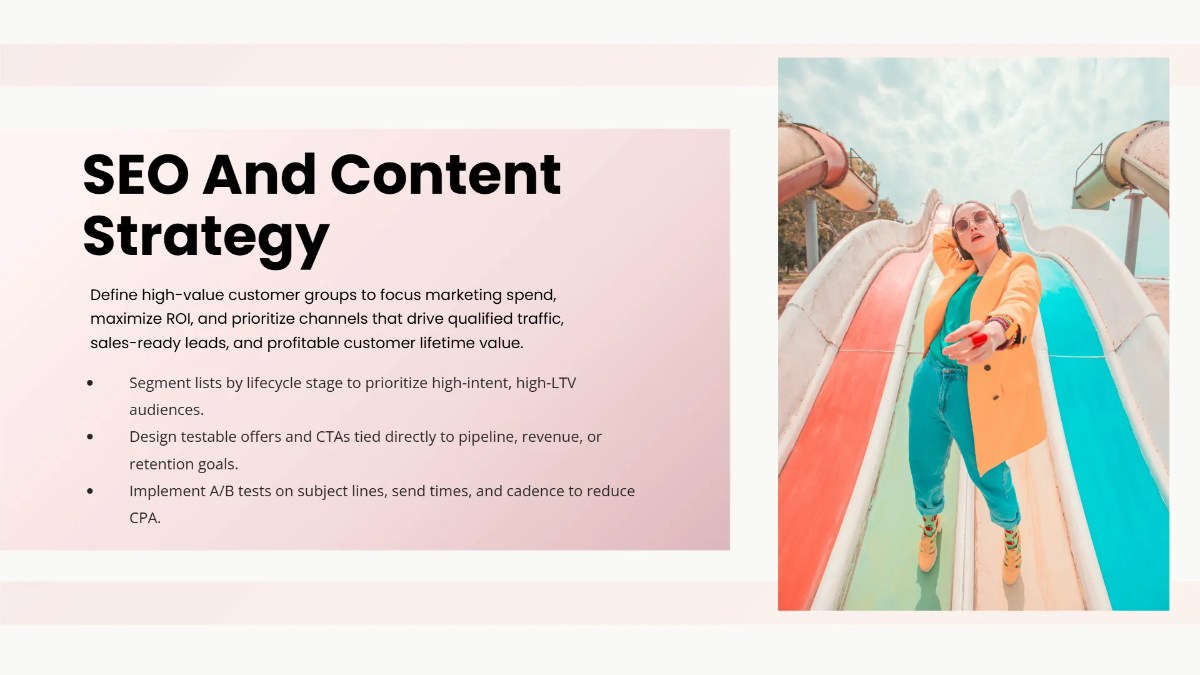 Free Digital Marketing Strategy Presentation Template to Edit Online