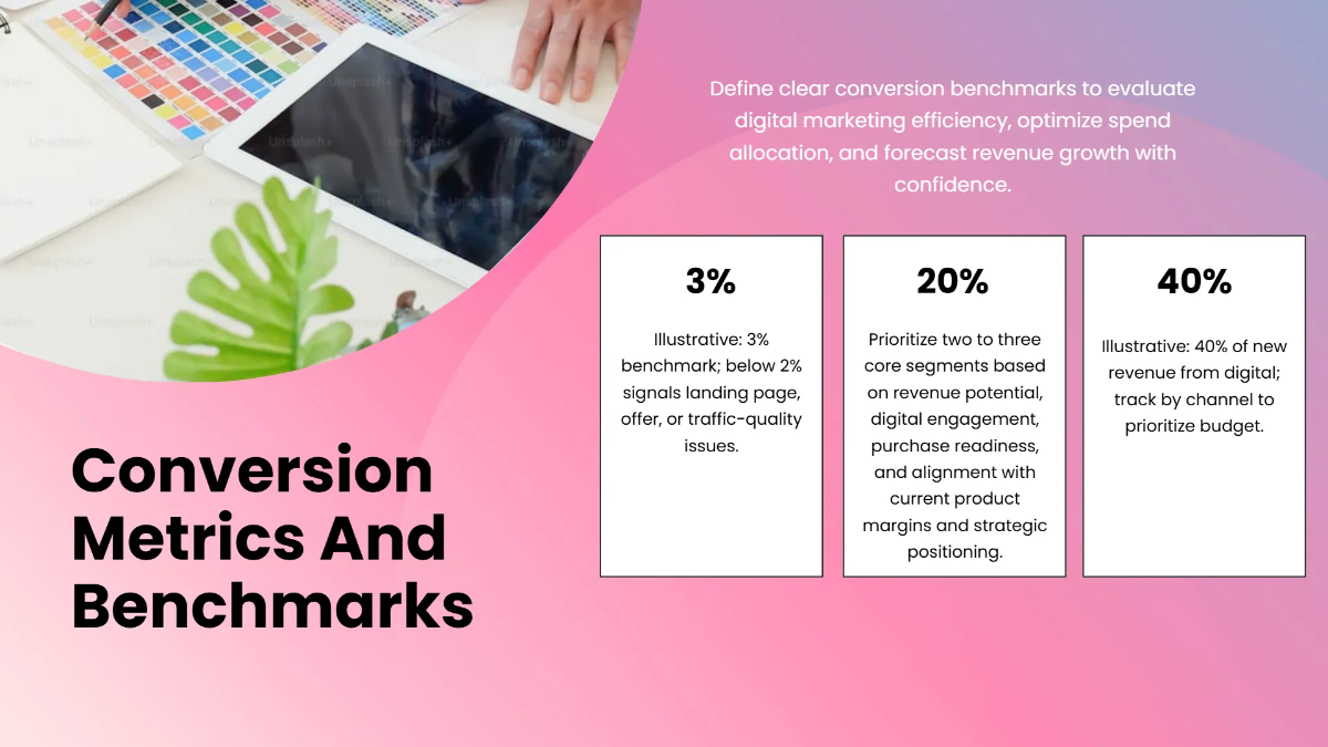 Free Digital Marketing Strategy Presentation Template to Edit Online