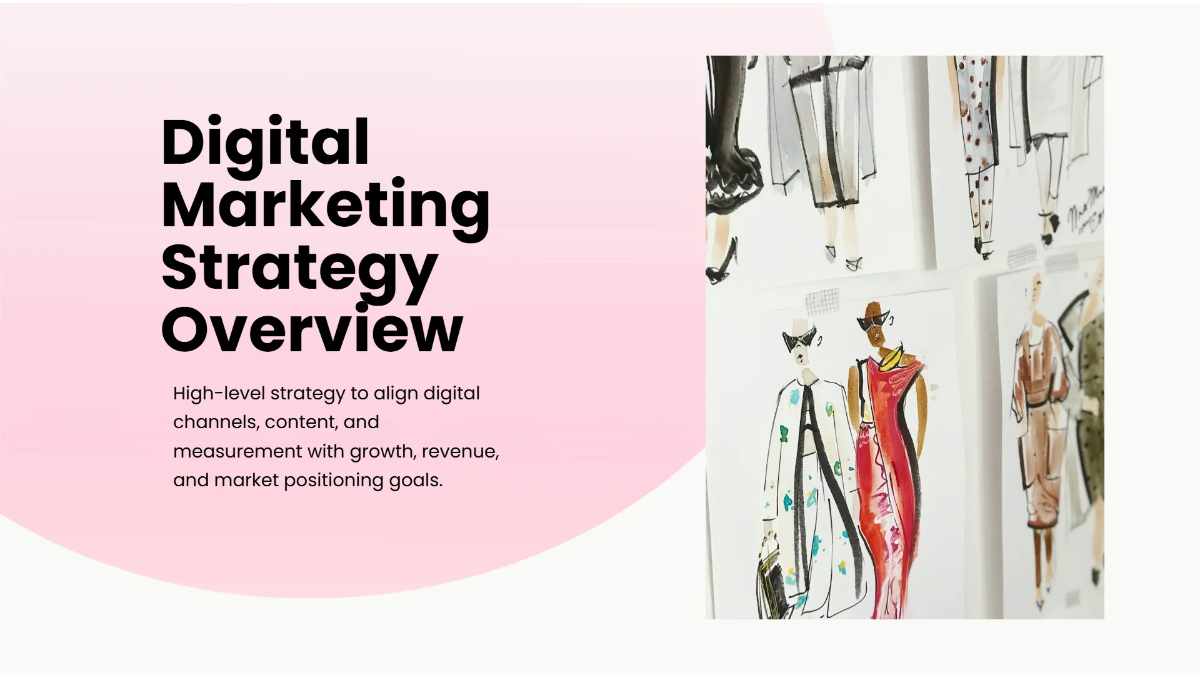 Free Digital Marketing Strategy Presentation to Edit Online