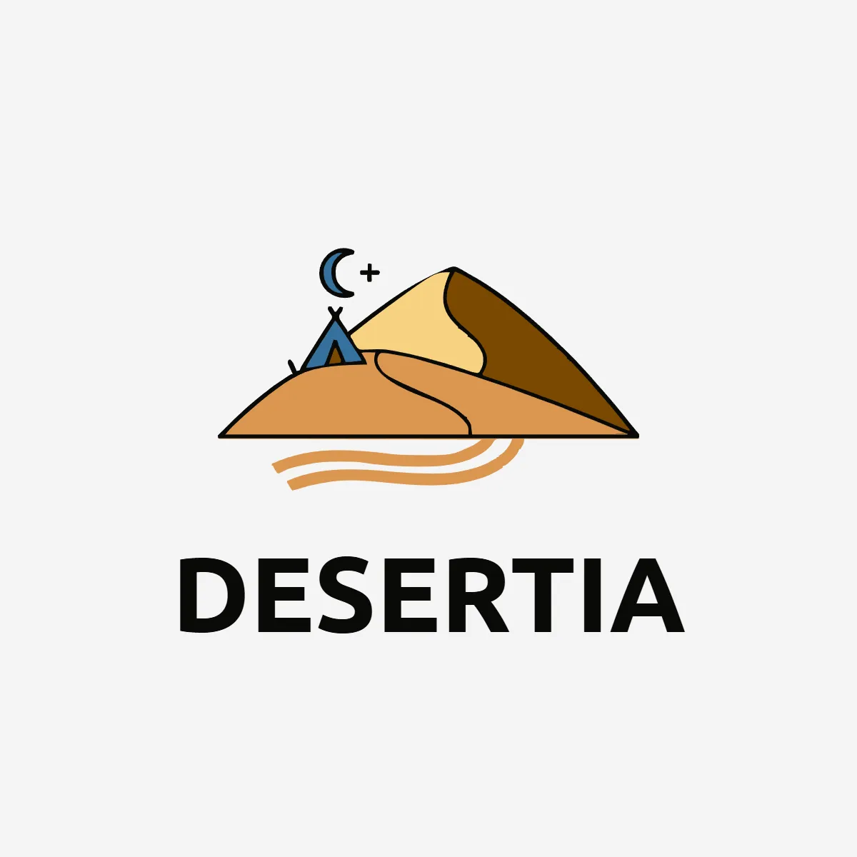 Free Desert Travel Logo Template to Edit Online Free Desert Travel Logo Template to Edit Online