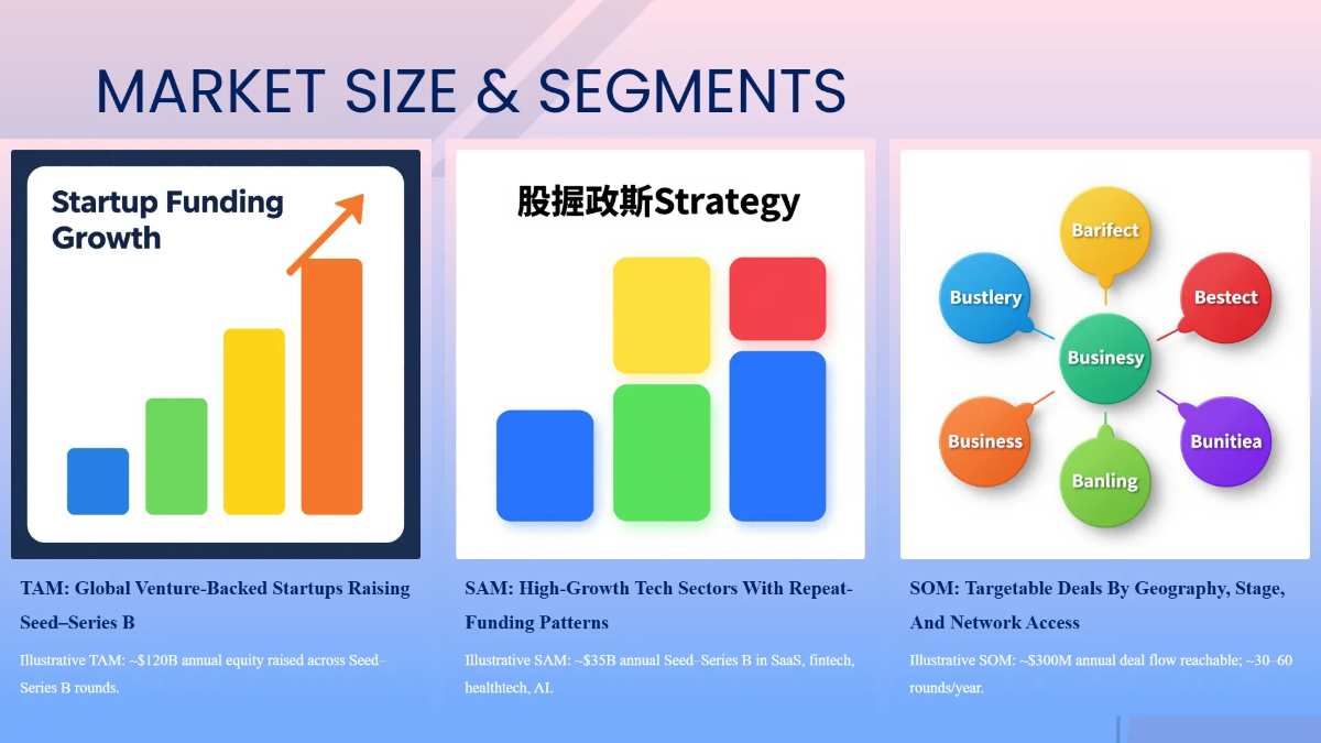 Free Venture Funding Strategy Pitch Deck Template to Edit Online