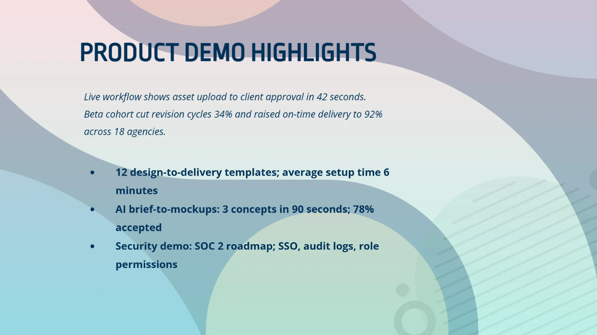 Free Creative Startup Investor Pitch Deck Template to Edit Online