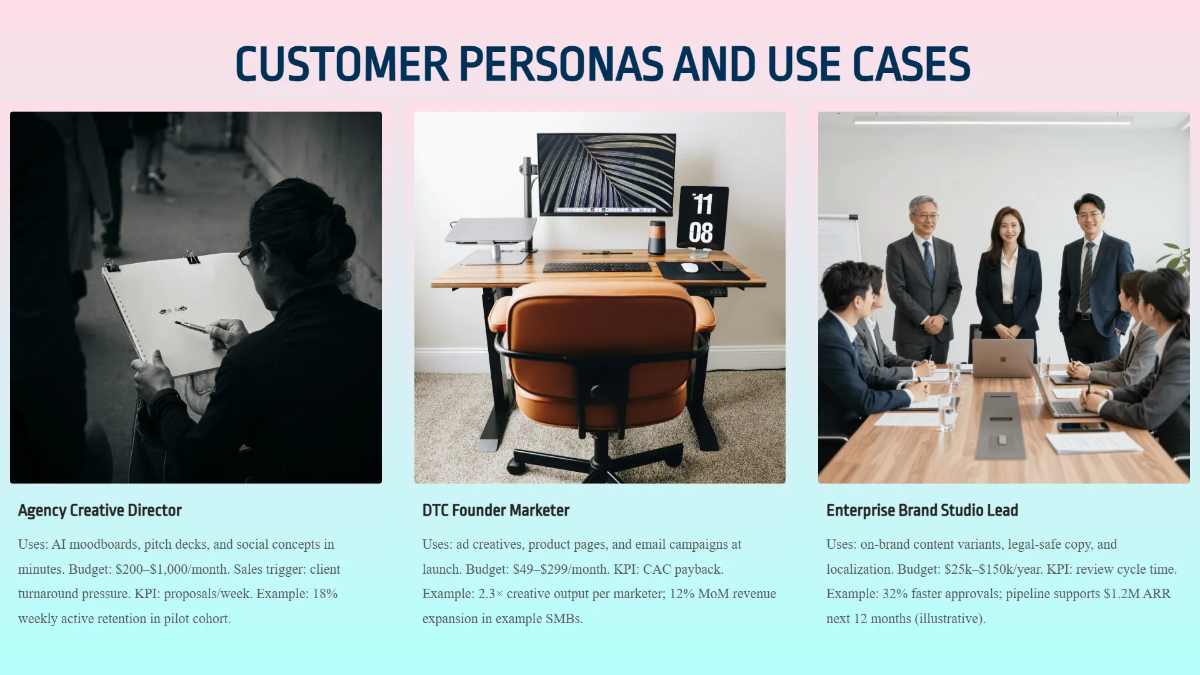 Free Creative Startup Investor Pitch Deck Template to Edit Online