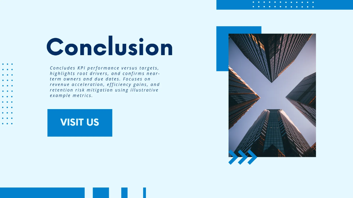 Free KPI Dashboard Presentation Slides Template to Edit Online