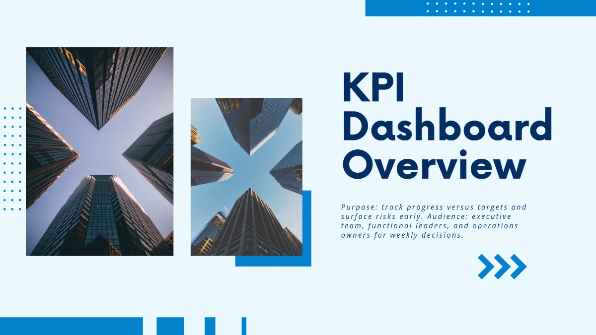 Free KPI Dashboard Presentation Slides Template to Edit Online Free KPI Dashboard Presentation Slides Template to Edit Online