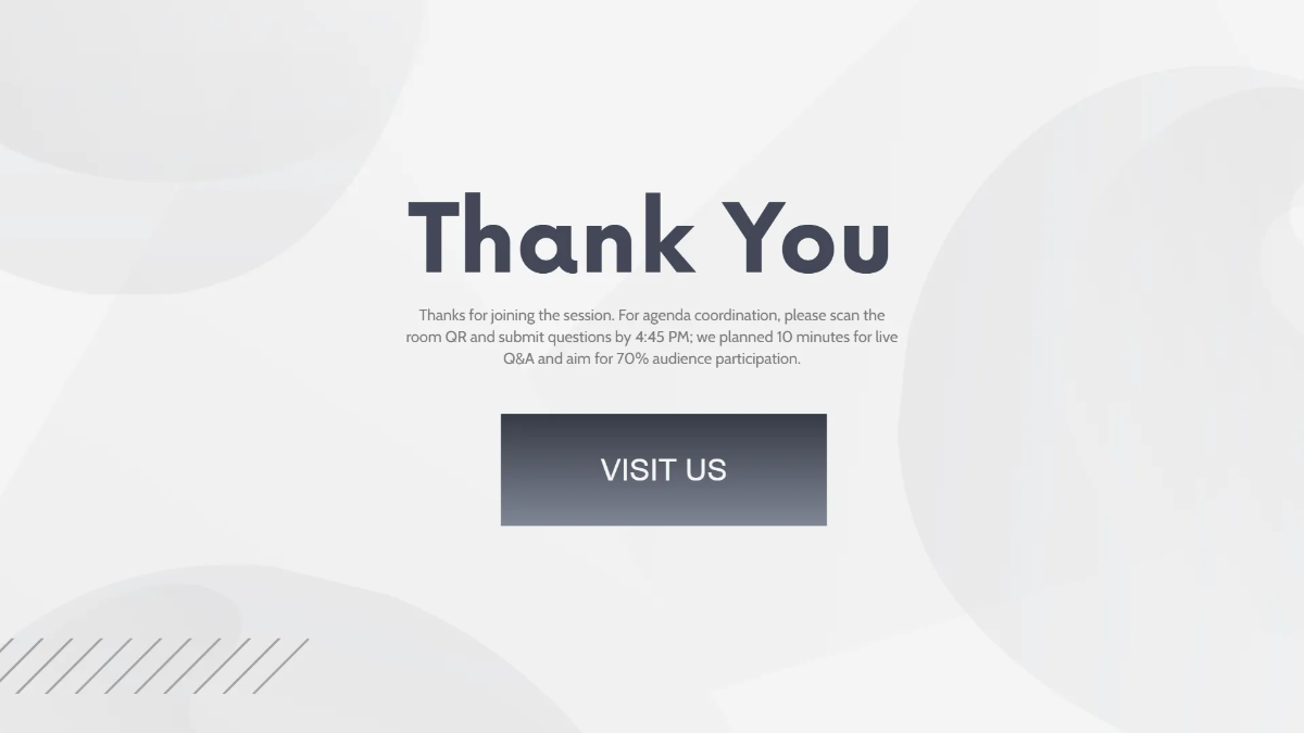 Free Conference Speaker Presentation Deck Template to Edit Online