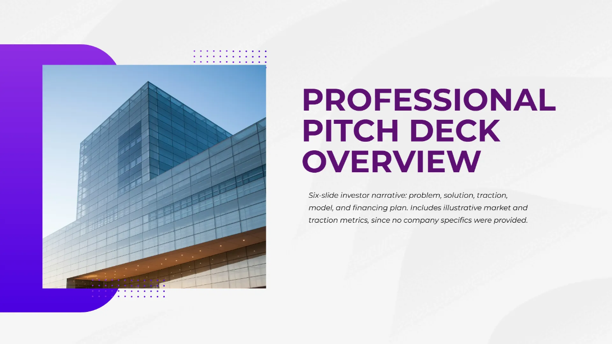 Free Professional Pitch Presentation Template to Edit Online Free Professional Pitch Presentation Template to Edit Online
