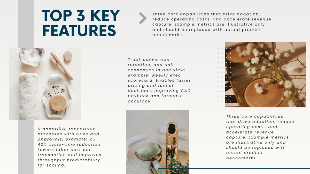 Free Product Overview Presentation Deck Template to Edit Online