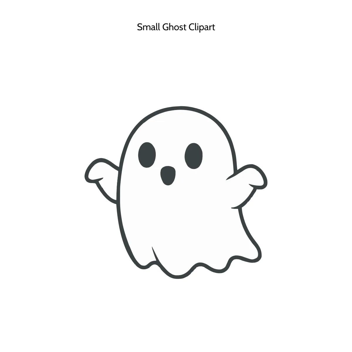 Free Small Ghost Vector Clipart (PNG, SVG) to Edit Online