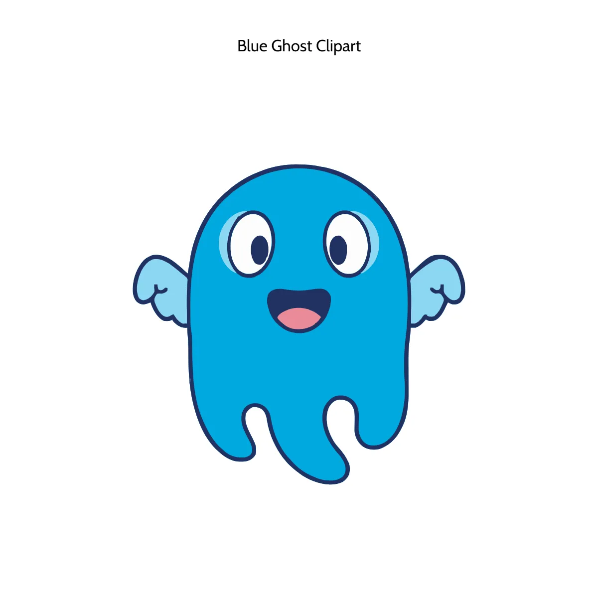 Blue Ghost Clipart