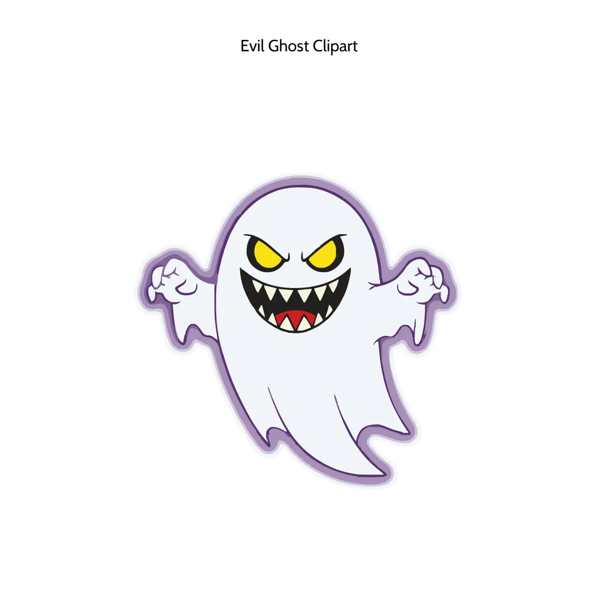 Evil Ghost Clipart