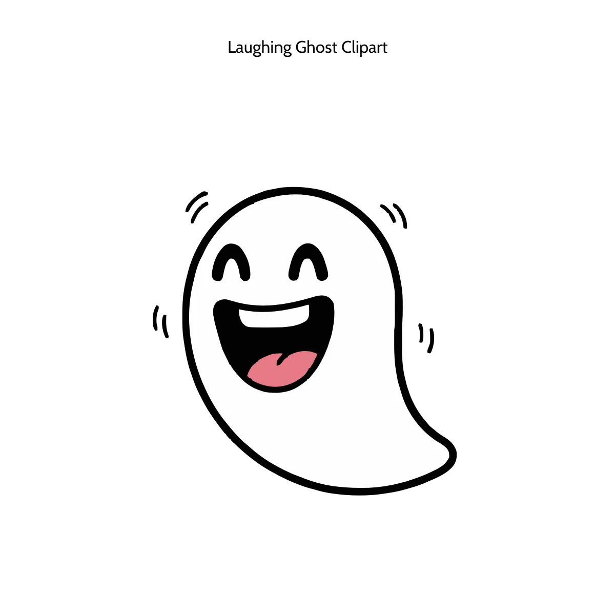 Free Laughing Ghost Clipart Template to Edit Online