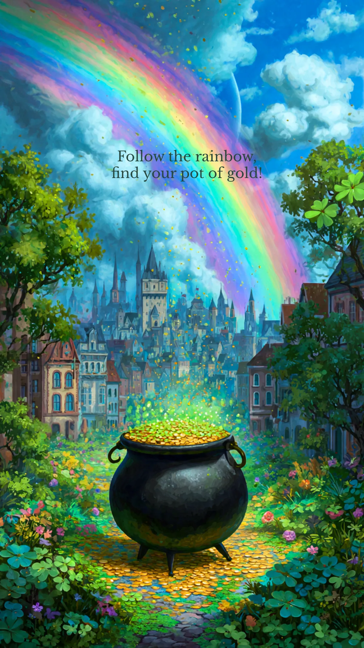 Free St. Patrick's Day Iphone Wallpaper Template to Edit Online