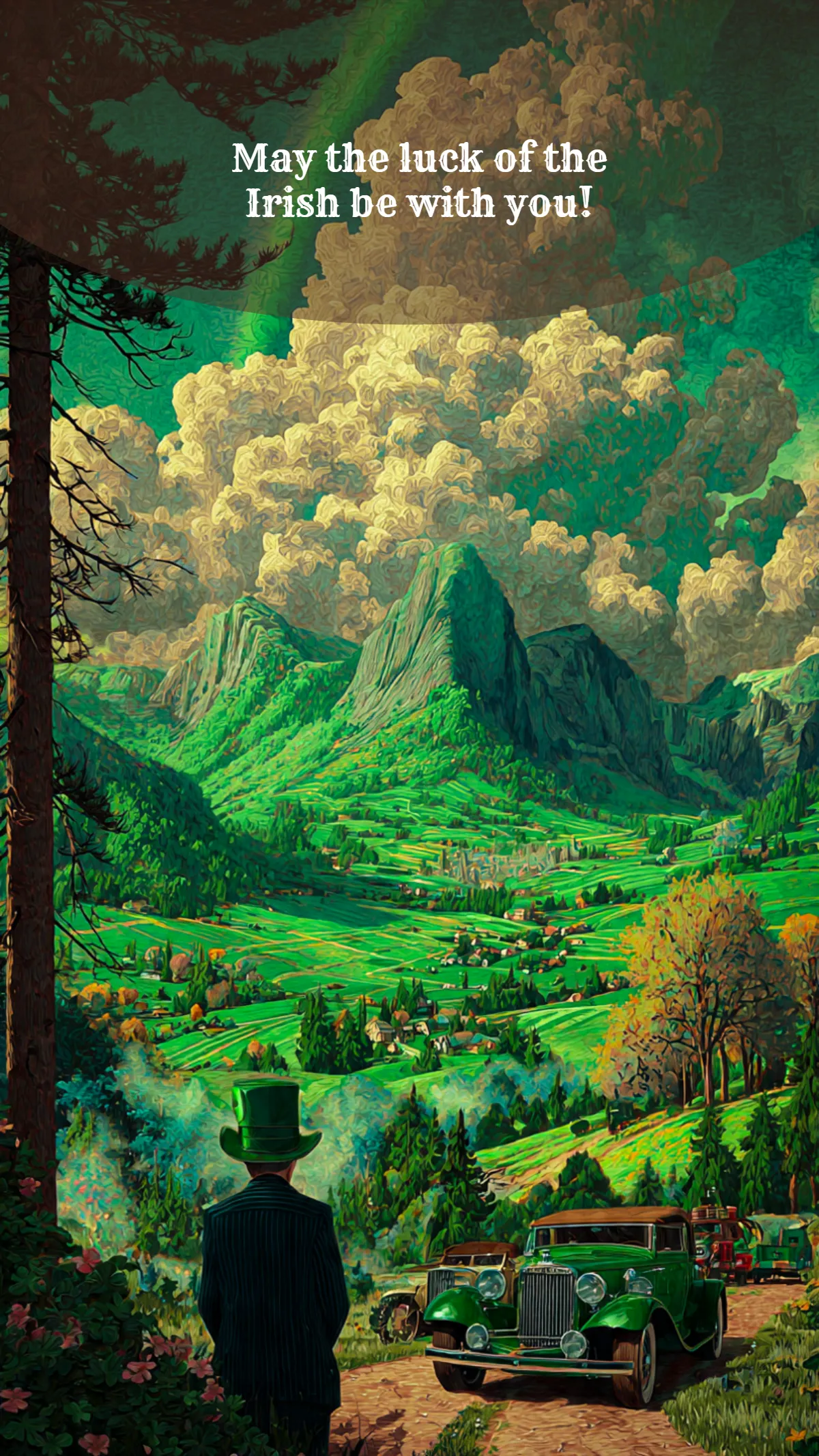 Free Classic St. Patrick's Day Wallpaper Template to Edit Online