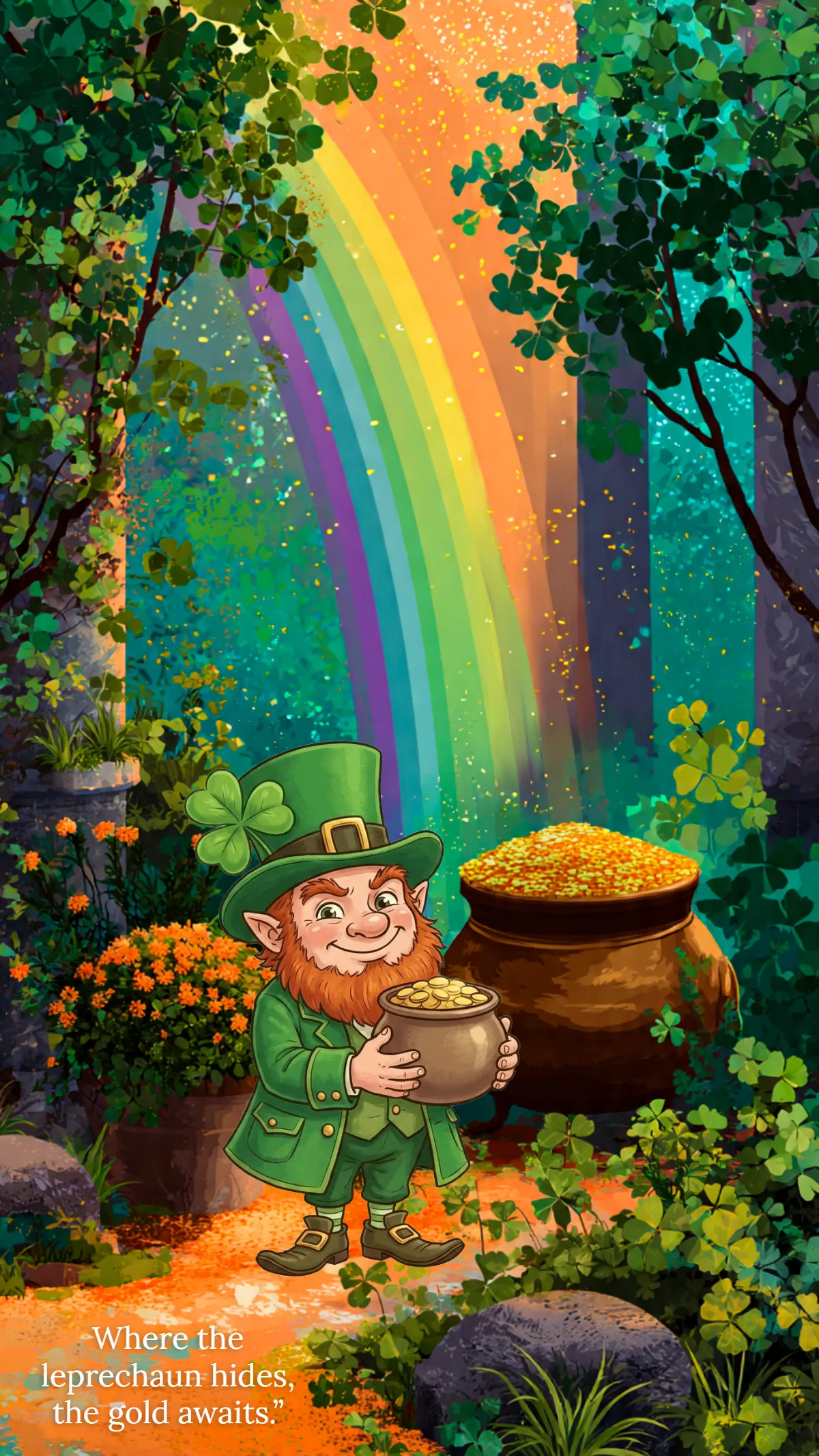 Free Animated St. Patrick's Day Wallpaper Template to Edit Online