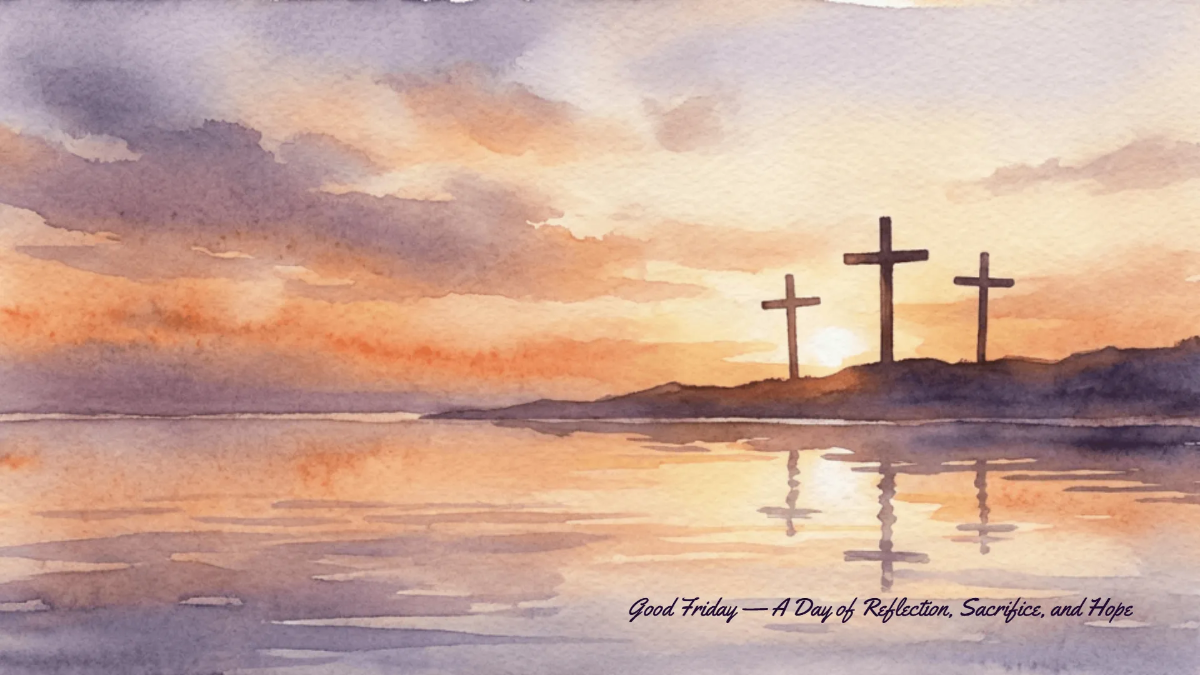 Free Good Friday Digital Signage Background Template to Edit Online