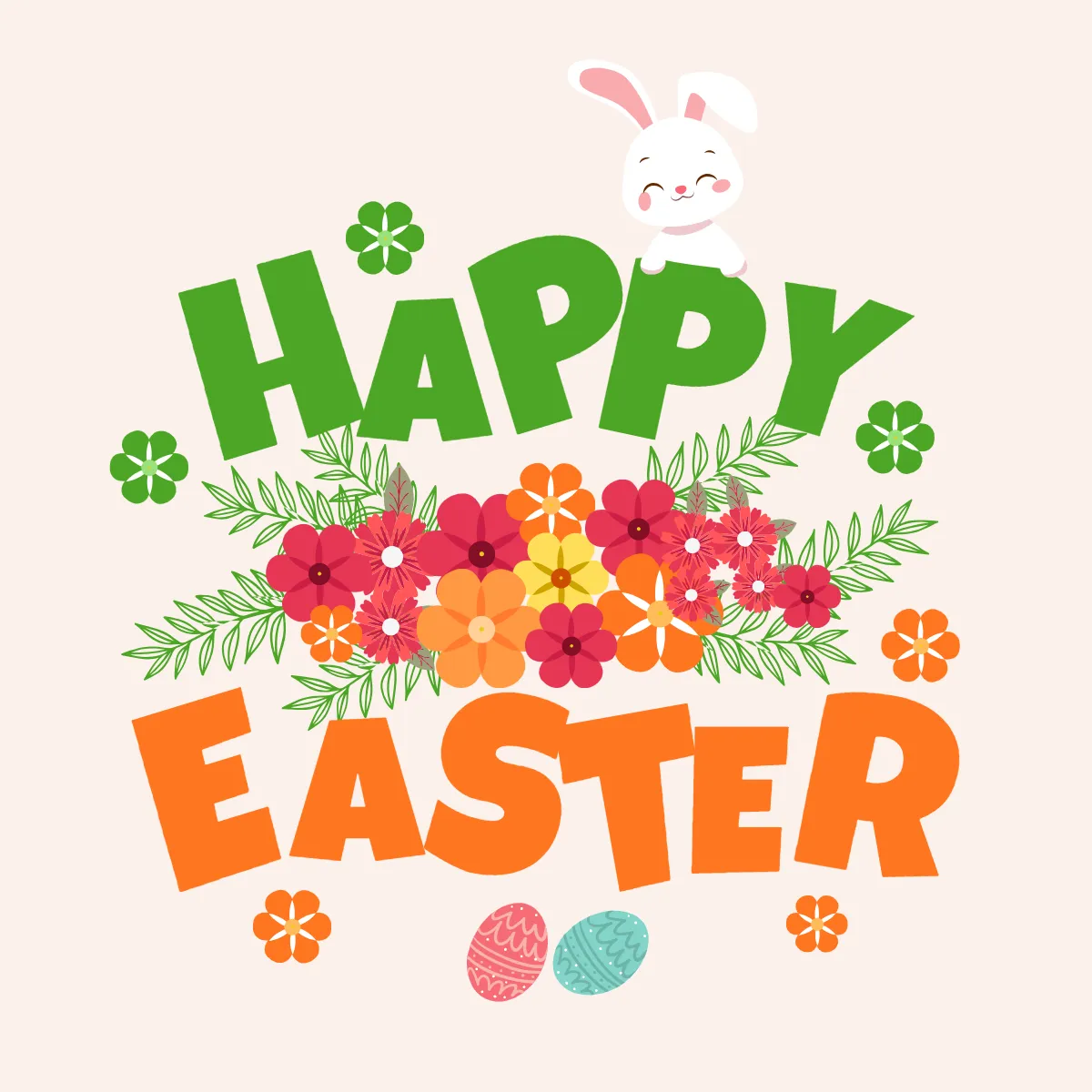 Free Easter Sunday Flower Clip Art Templates to Edit Online