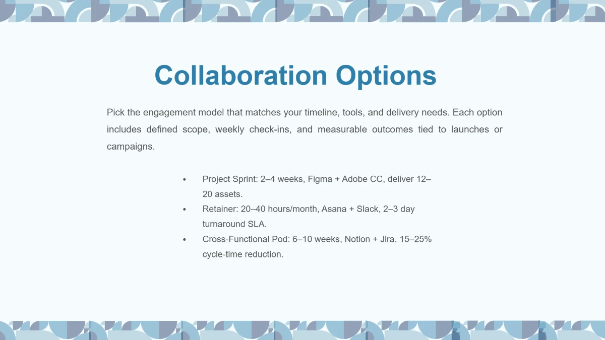 Free Portfolio Deck for Creative Professionals Template to Edit Online