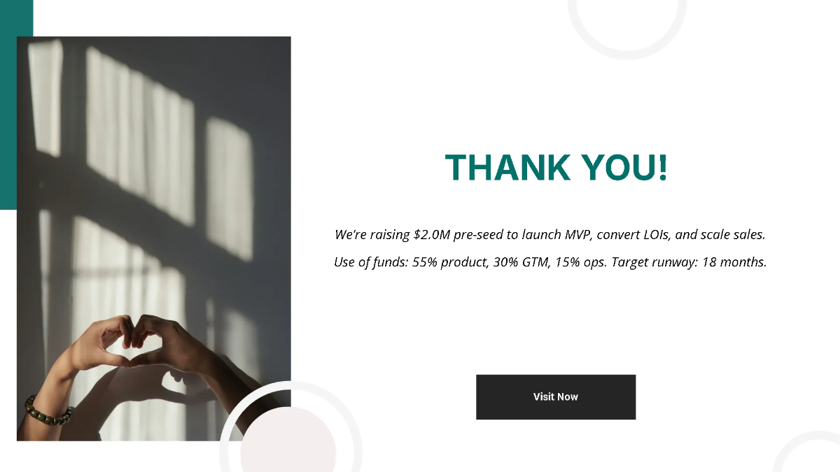 Free New Product Idea Funding Pitch Deck Template to Edit Online