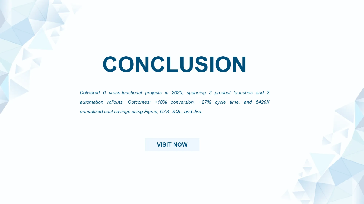 Free Professional Portfolio Presentation Template to Edit Online