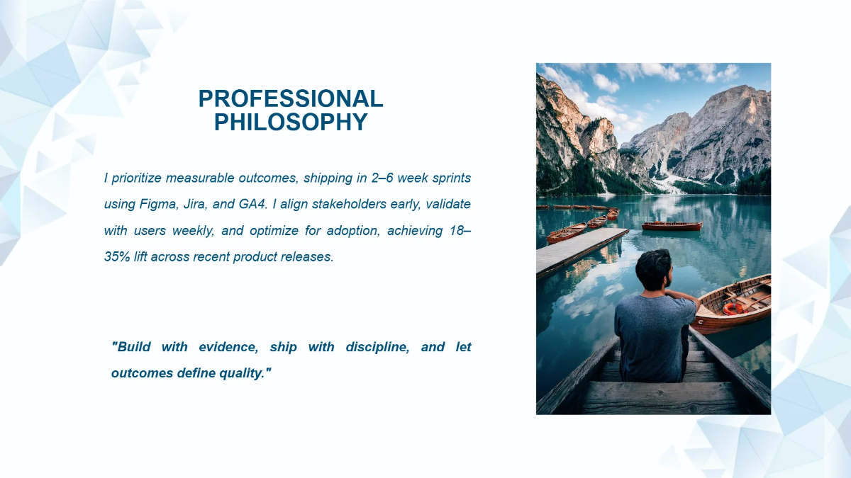 Free Professional Portfolio Presentation Template to Edit Online