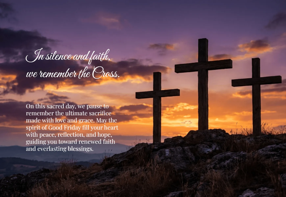 Free Beautiful Good Friday Card Template to Edit Online