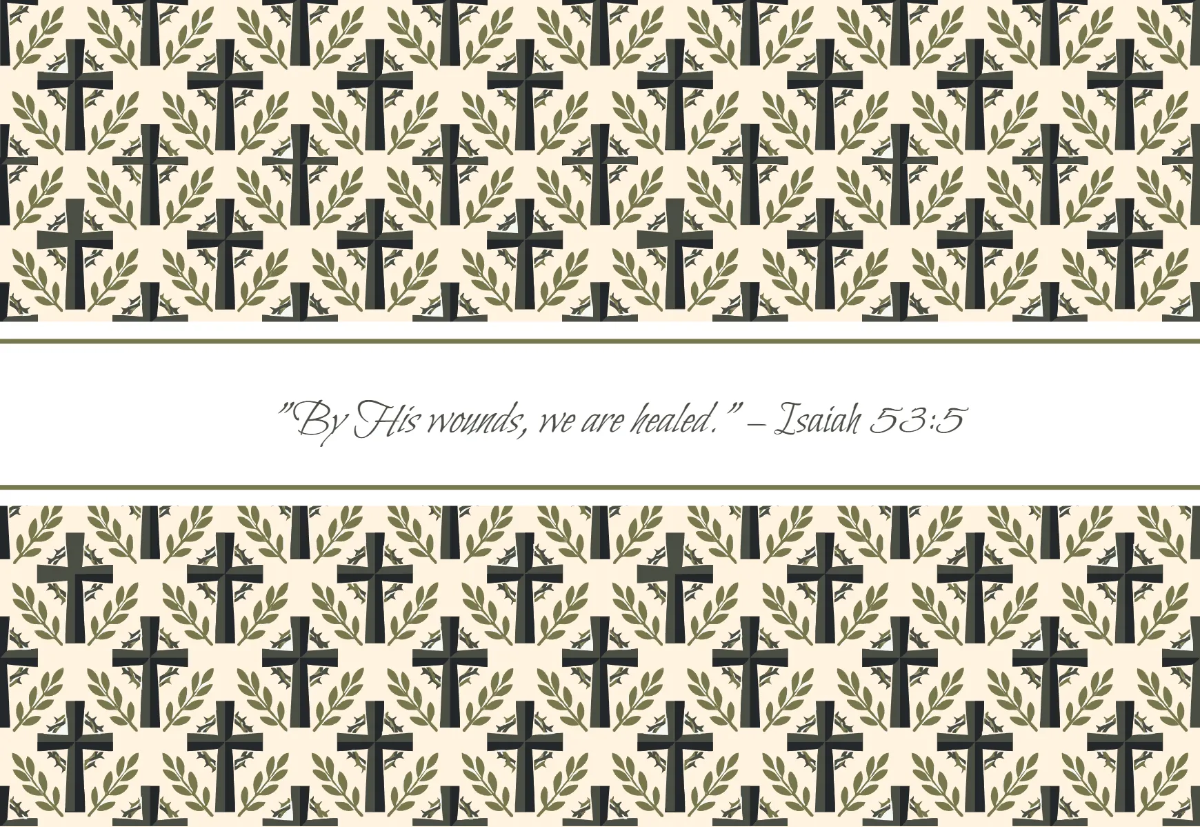 Free Good Friday Quote Card Template to Edit Online