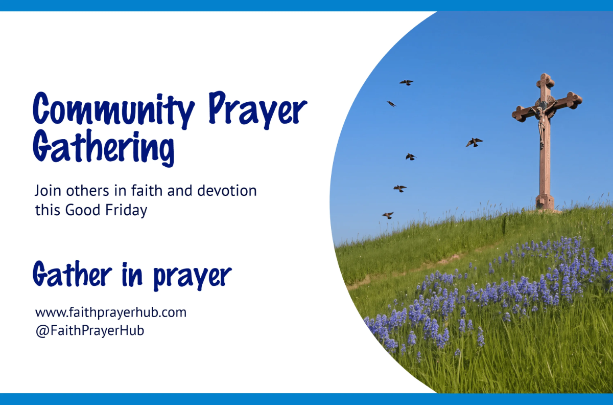 Free Prayer Gathering Good Friday Banner Template to Edit Online