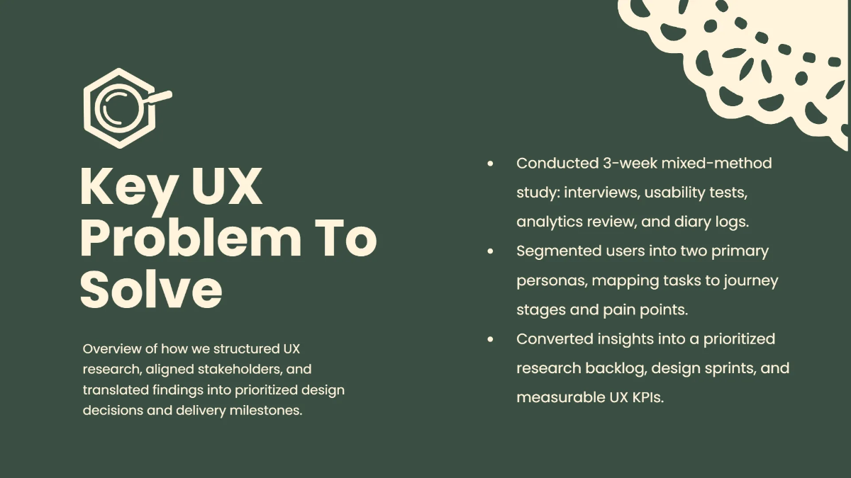 Free UX/UI Project Presentation Template to Edit Online
