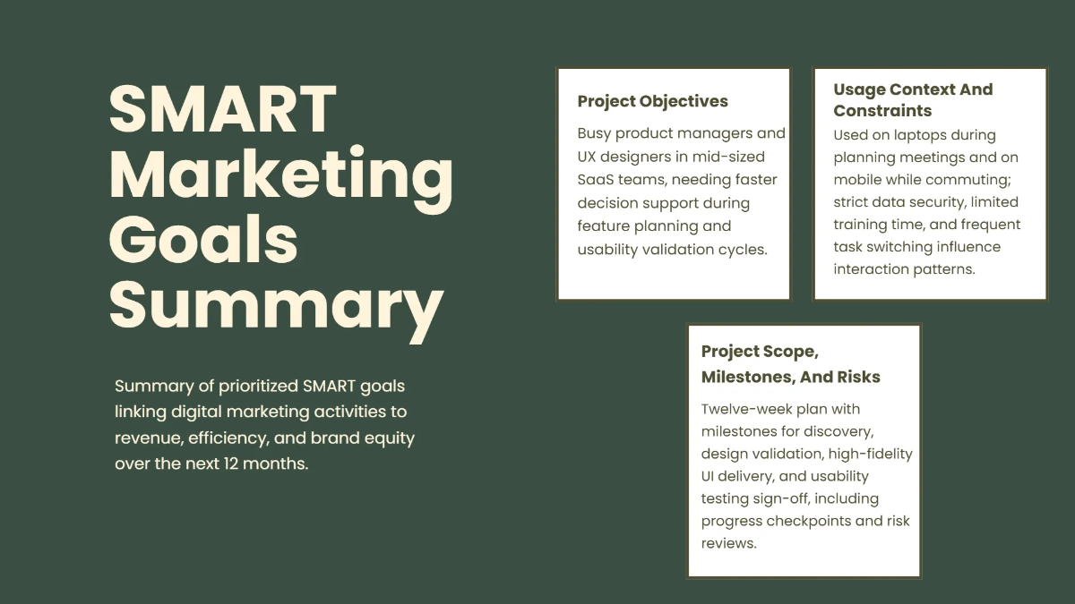 Free UX/UI Project Presentation Template to Edit Online