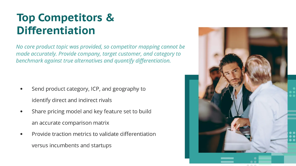 Free Market Analysis & Investor Pitch Deck Template to Edit Online