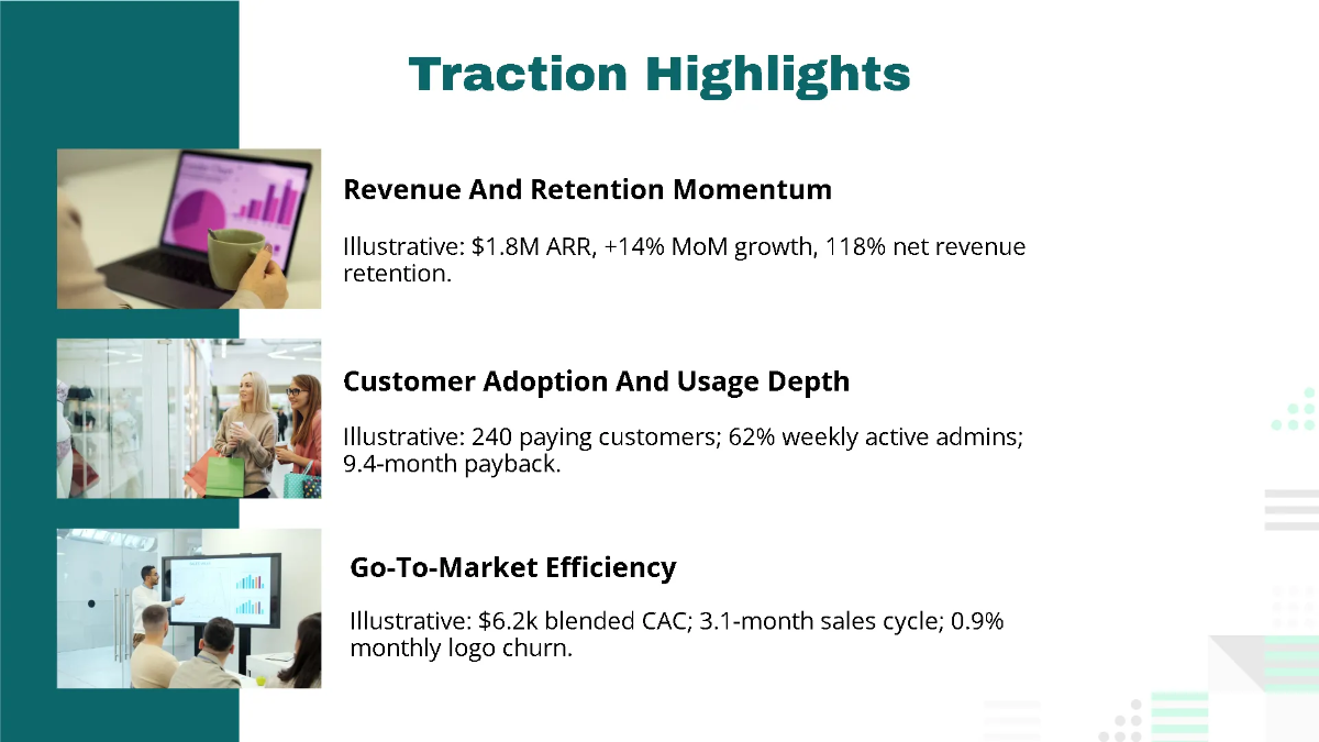Free Market Analysis & Investor Pitch Deck Template to Edit Online