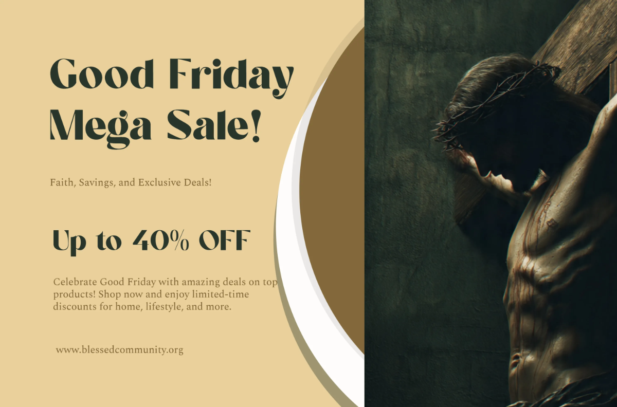 Free Good Friday Sale Banner Template to Edit Online