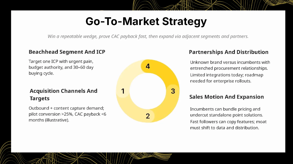 Free Startup Competition Funding Pitch Deck Template to Edit Online