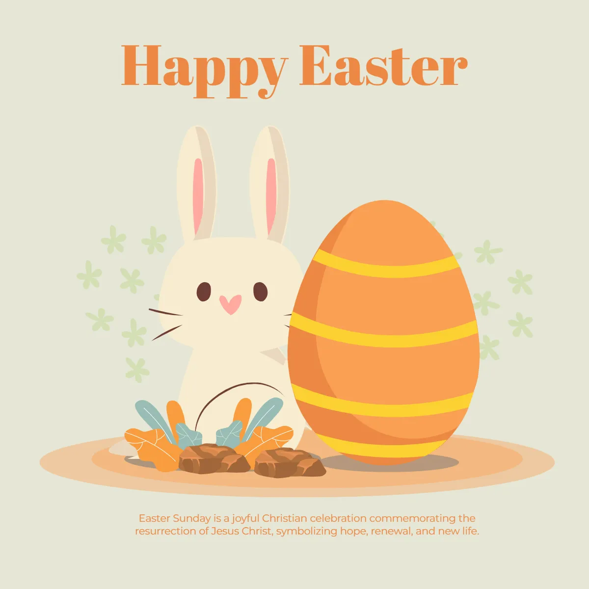 Free Happy Easter Egg Clip Arts Template to Edit Online