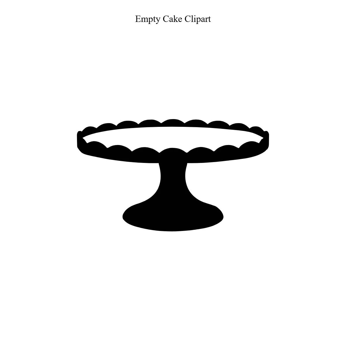 Free Empty Cake Clipart Template to Edit Online