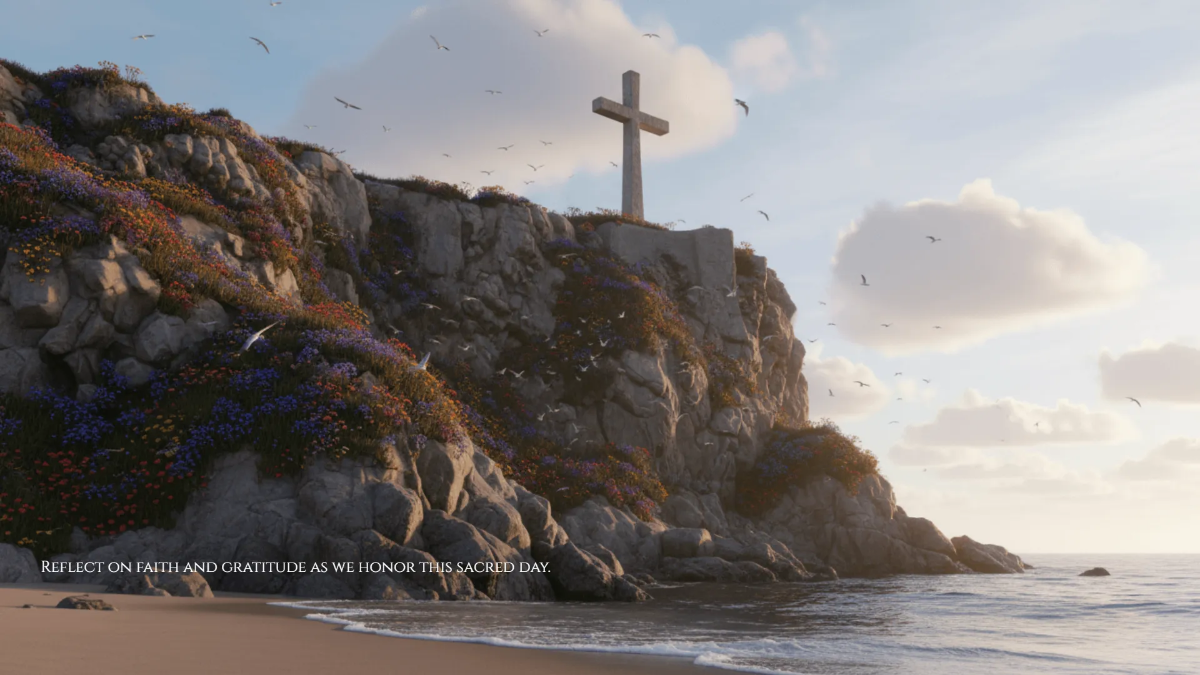 Free Faithful Remembrance Good Friday Background Template to Edit Online