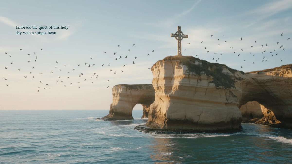 Free Minimal Good Friday Background Template to Edit Online