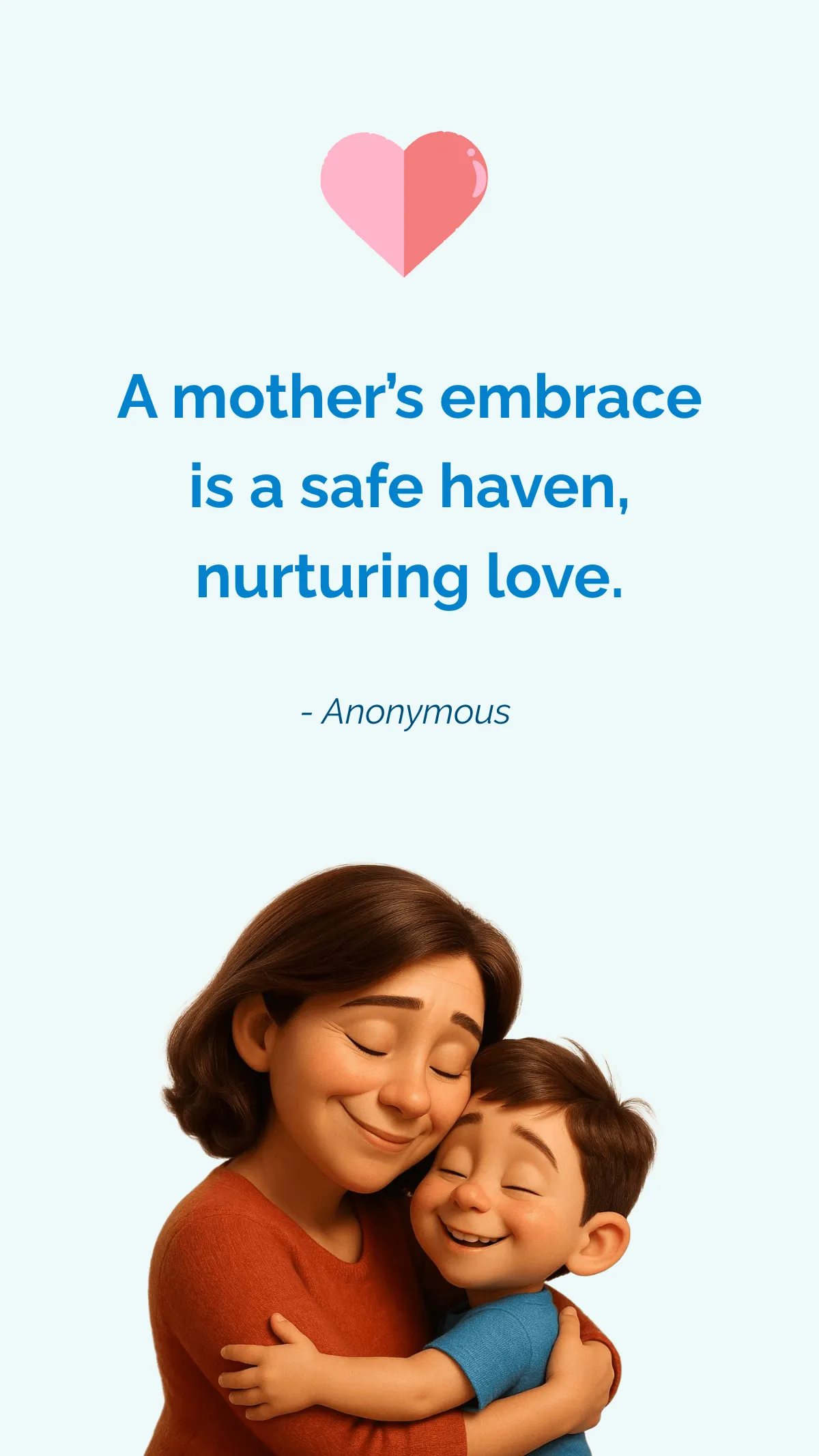 Free Touching Mom Quote Template to Edit Online