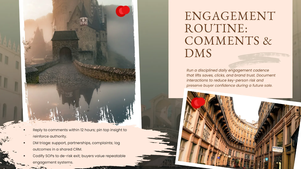 Free Travel Itinerary Blog Social Media Strategy Template to Edit Online